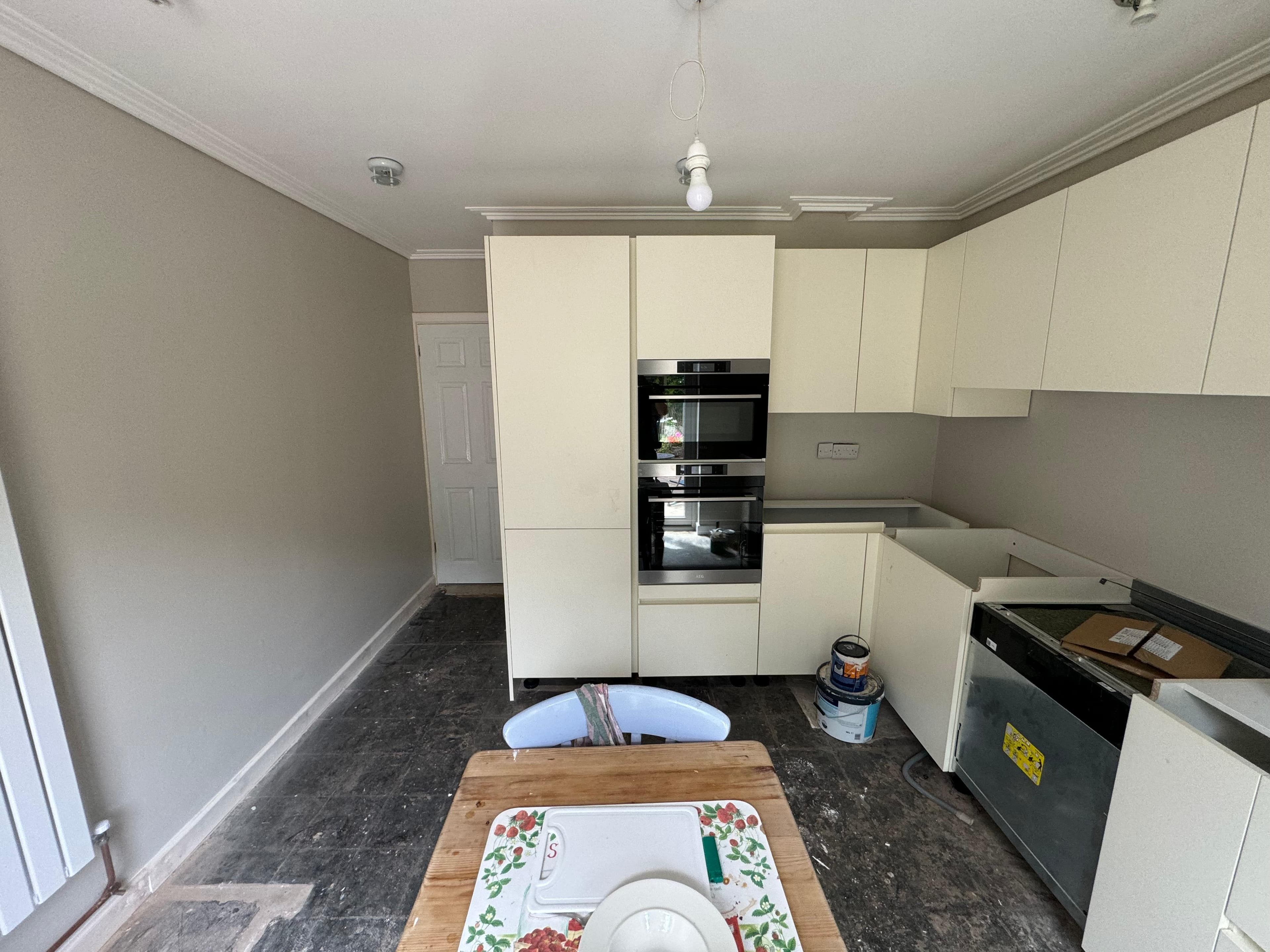 Kitchen painting work